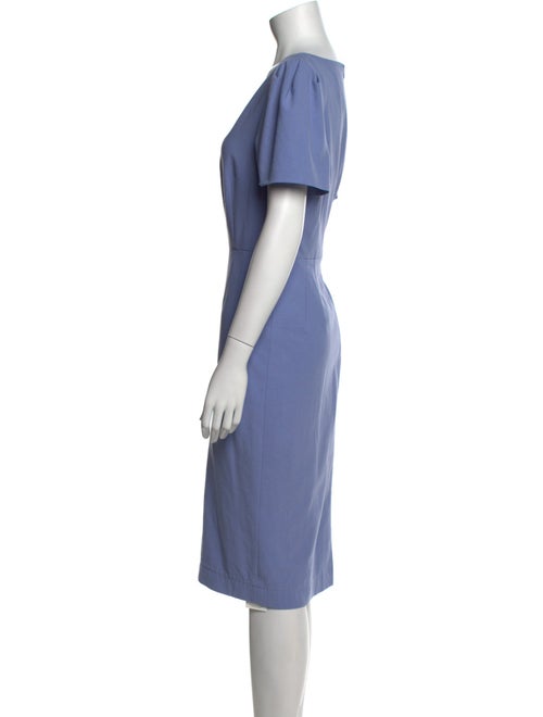 L.K. Bennett V-Neck Knee-Length Dress