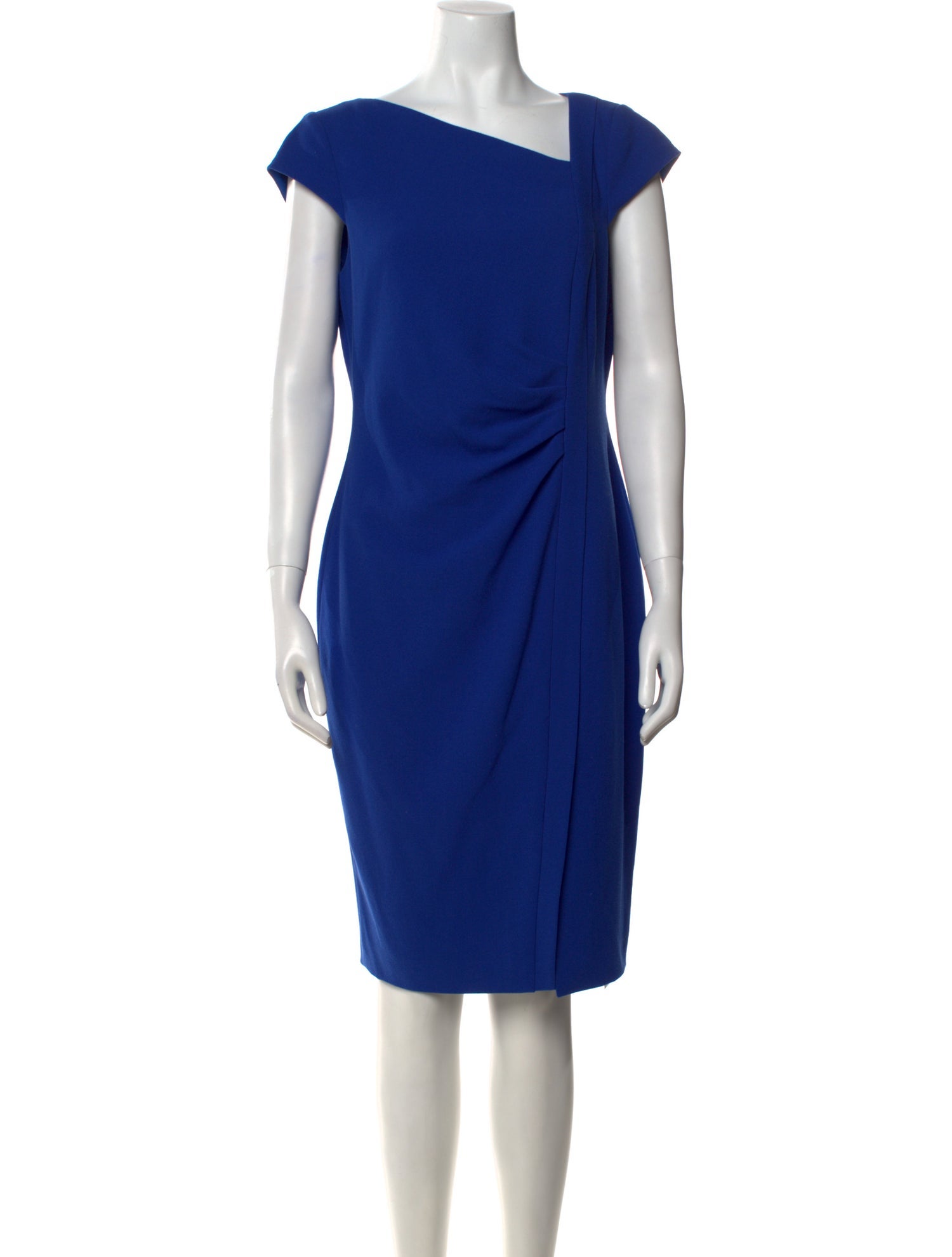 L.K. Bennett Cowl Neck Knee-Length Dress