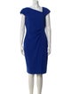 L.K. Bennett Cowl Neck Knee-Length Dress