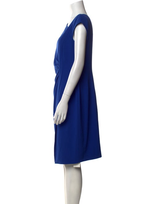 L.K. Bennett Cowl Neck Knee-Length Dress