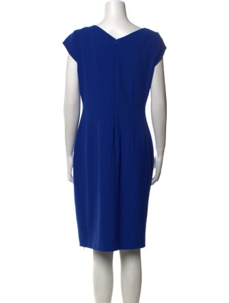 L.K. Bennett Cowl Neck Knee-Length Dress