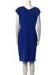 L.K. Bennett Cowl Neck Knee-Length Dress