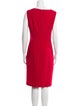 L.K. Bennett V-Neck Knee-Length Dress