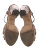 L.K. Bennett Embossed Leather Animal Print Sandals