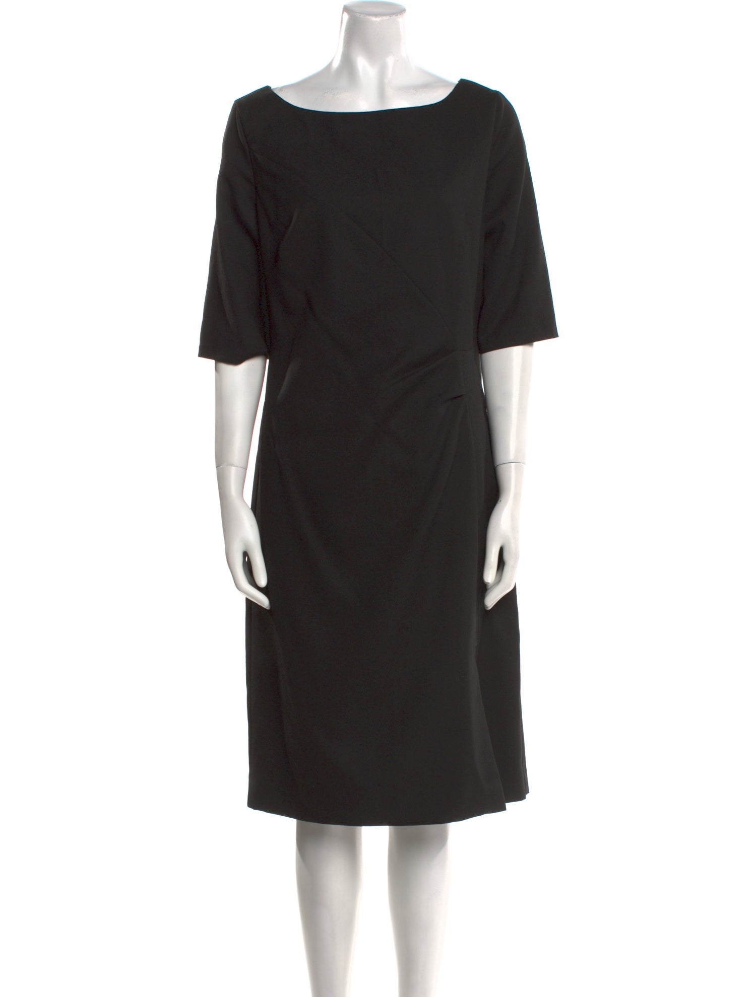 L.K. Bennett Bateau Neckline Midi Length Dress