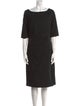 L.K. Bennett Bateau Neckline Midi Length Dress