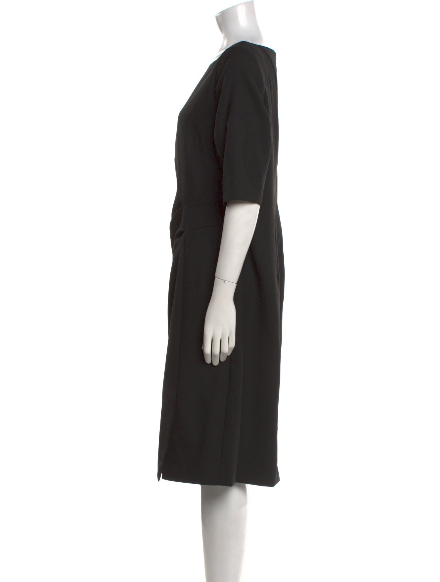 L.K. Bennett Bateau Neckline Midi Length Dress