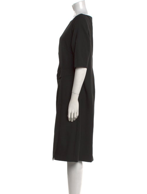 L.K. Bennett Bateau Neckline Midi Length Dress
