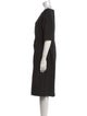 L.K. Bennett Bateau Neckline Midi Length Dress