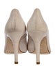 L.K. Bennett Embossed Leather Pumps