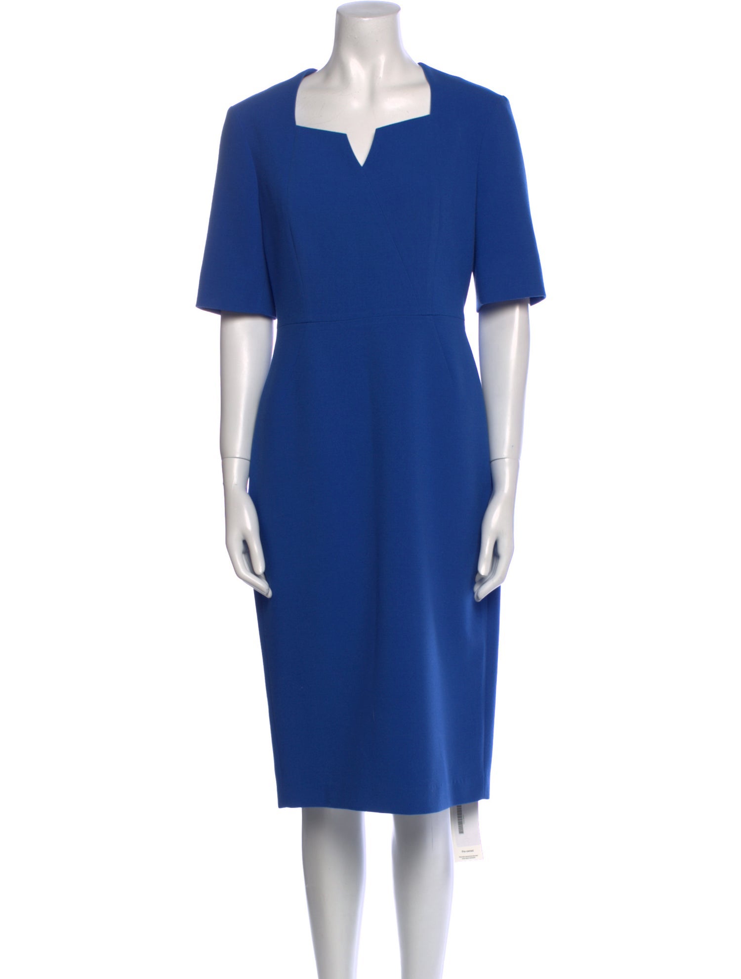 L.K. Bennett Square Neckline Midi Length Dress