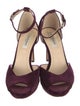 L.K. Bennett Velvet D'Orsay Pumps