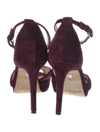 L.K. Bennett Velvet D'Orsay Pumps