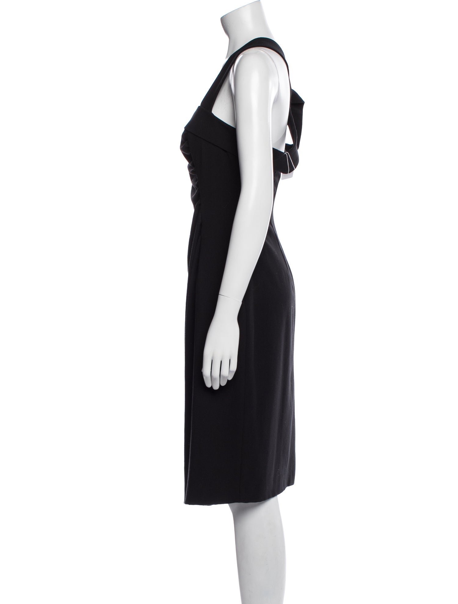 L.K. Bennett Square Neckline Midi Length Dress