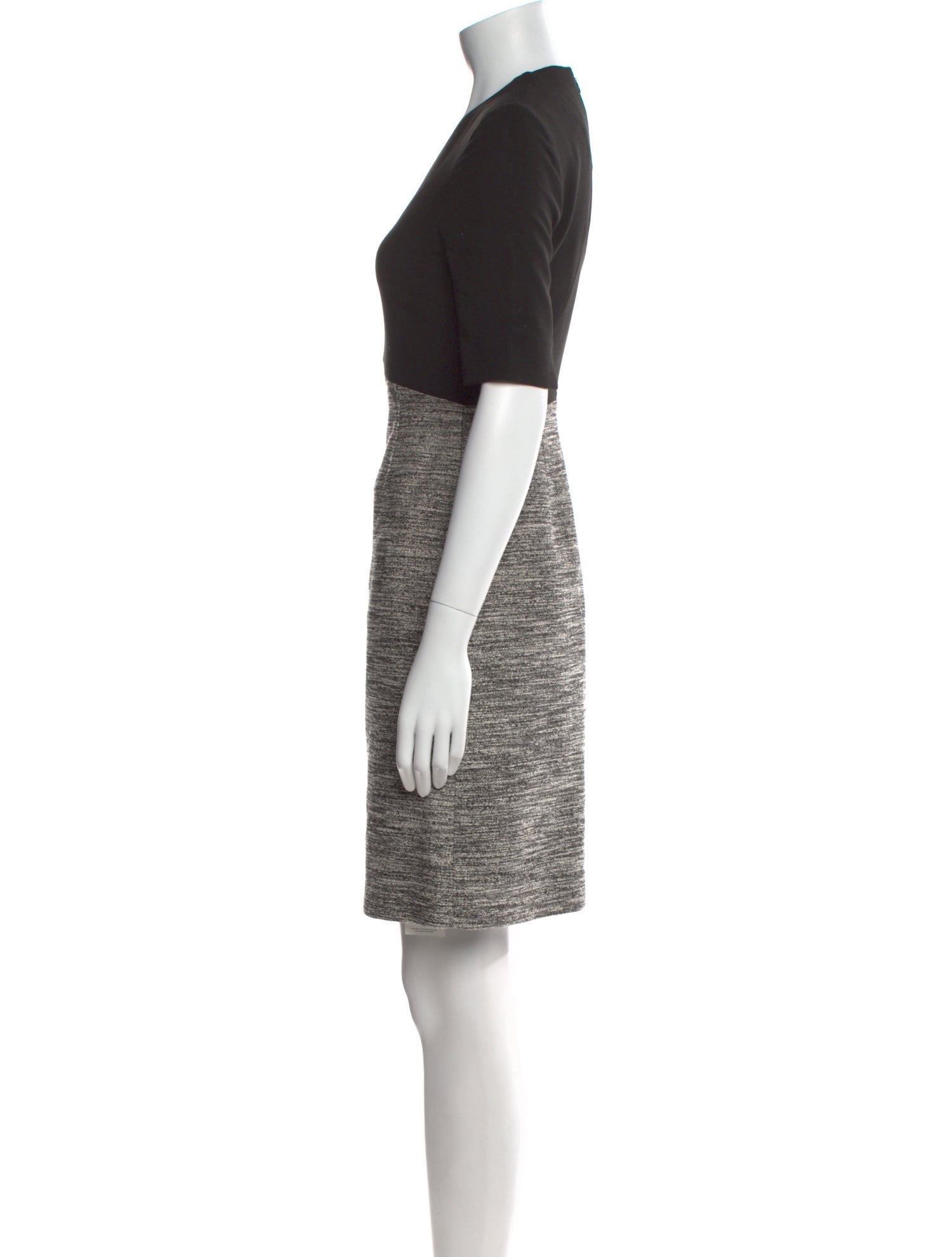 L.K. Bennett V-Neck Knee-Length Dress