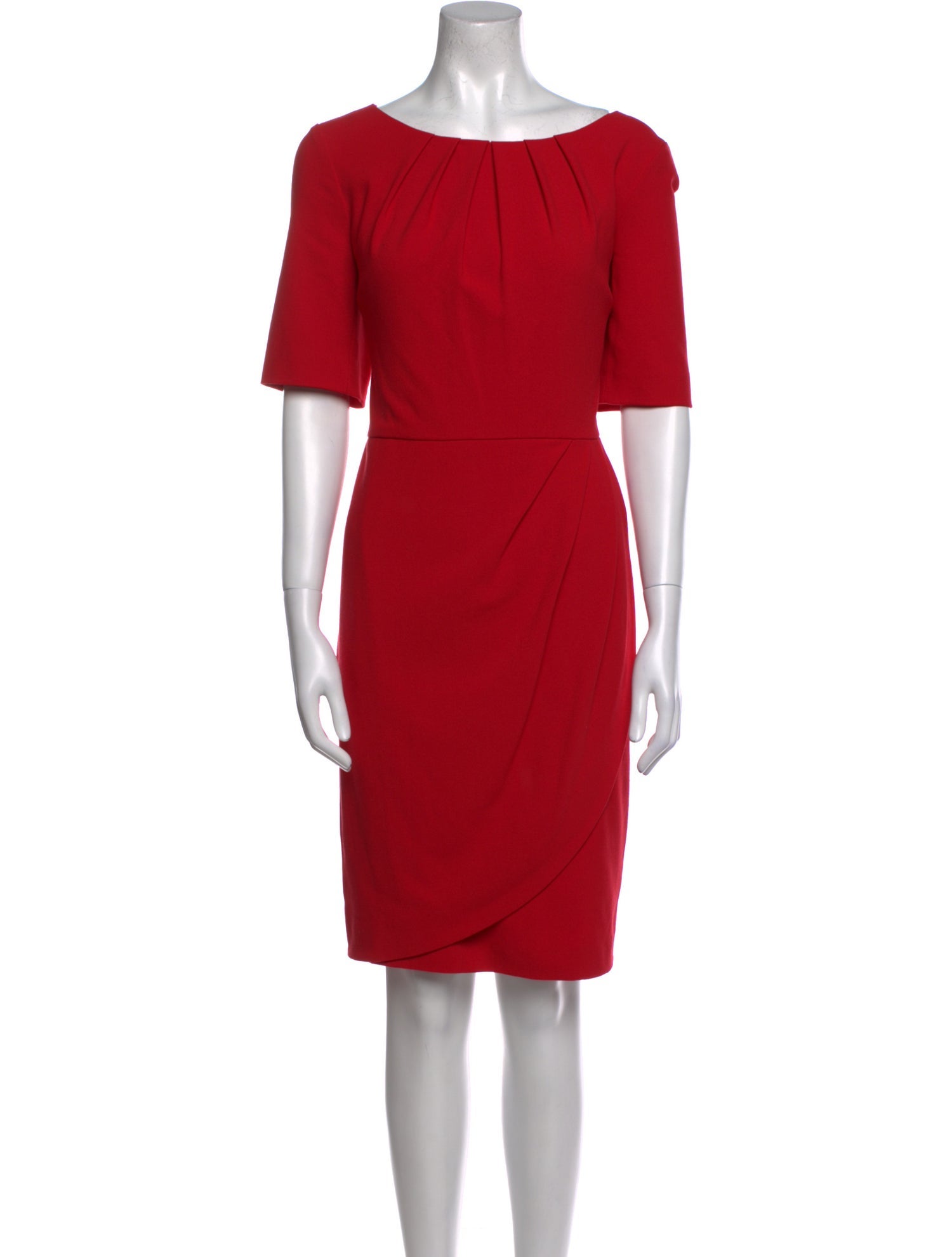 L.K. Bennett Bateau Neckline Knee-Length Dress
