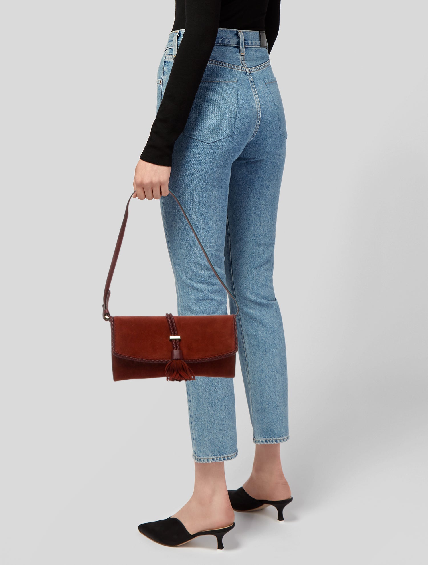L.K. Bennett Suede Shoulder Bag