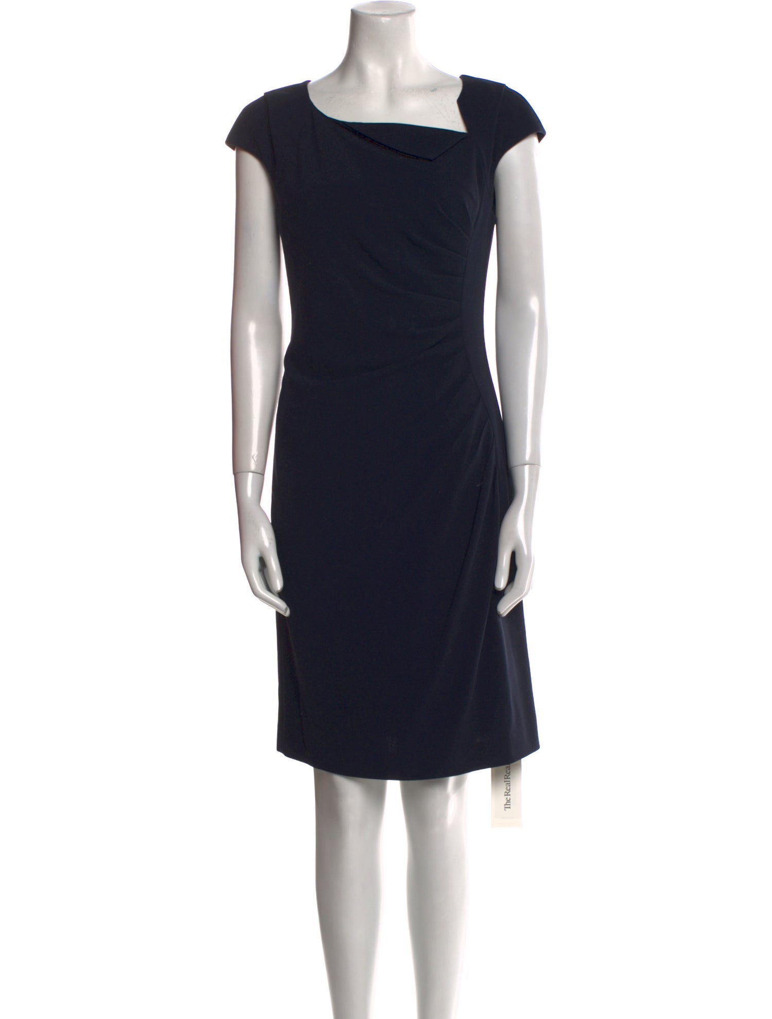 L.K. Bennett Mock Neck Knee-Length Dress