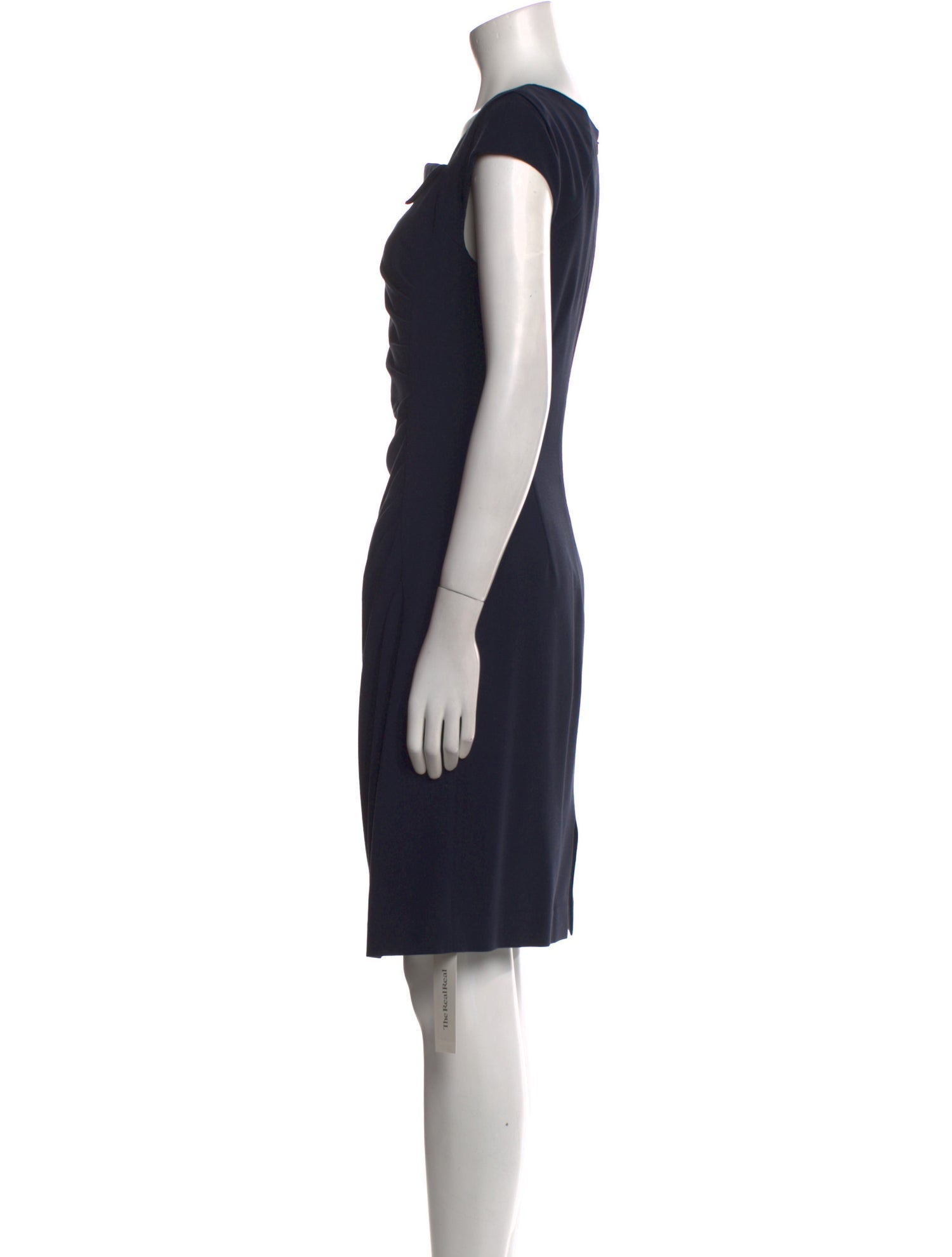 L.K. Bennett Mock Neck Knee-Length Dress