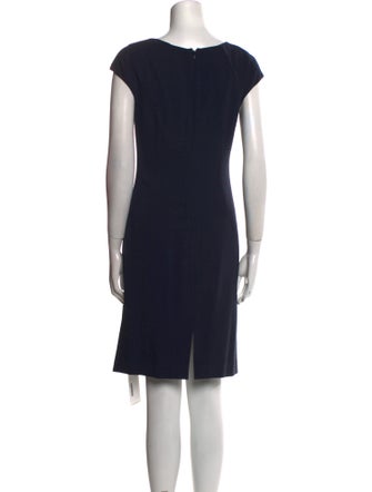 L.K. Bennett Mock Neck Knee-Length Dress