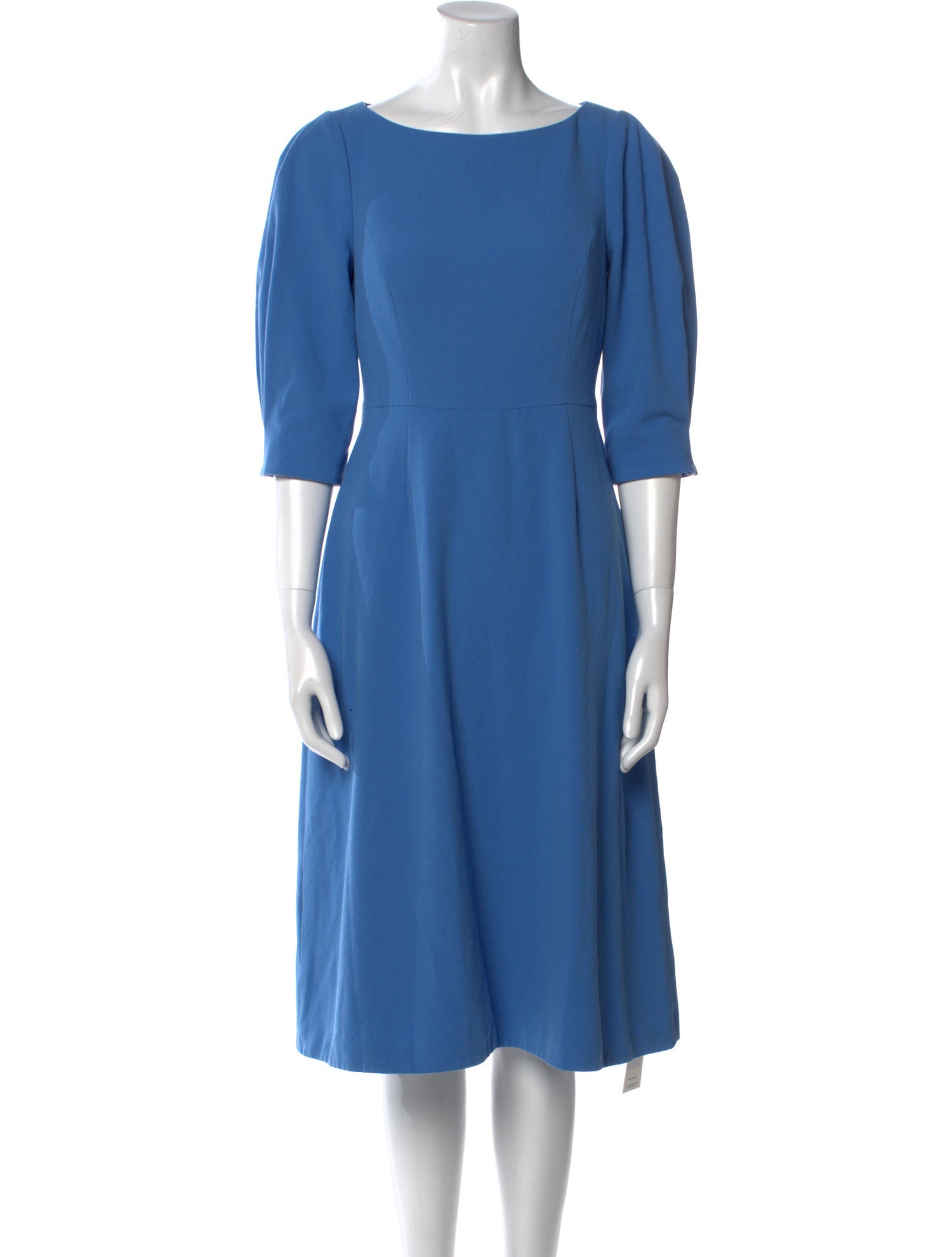 L.K. Bennett Bateau Neckline Midi Length Dress