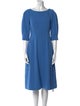 L.K. Bennett Bateau Neckline Midi Length Dress