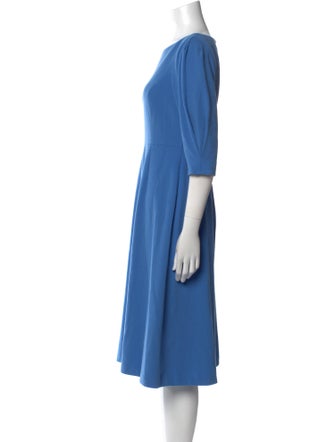 L.K. Bennett Bateau Neckline Midi Length Dress