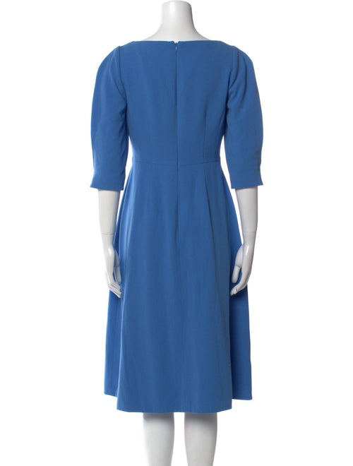 L.K. Bennett Bateau Neckline Midi Length Dress