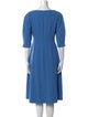 L.K. Bennett Bateau Neckline Midi Length Dress