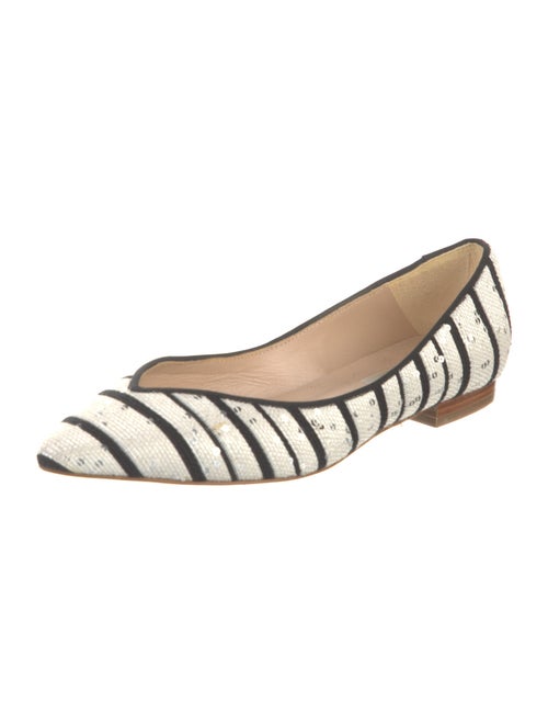 L.K. Bennett Striped Ballet Flats
