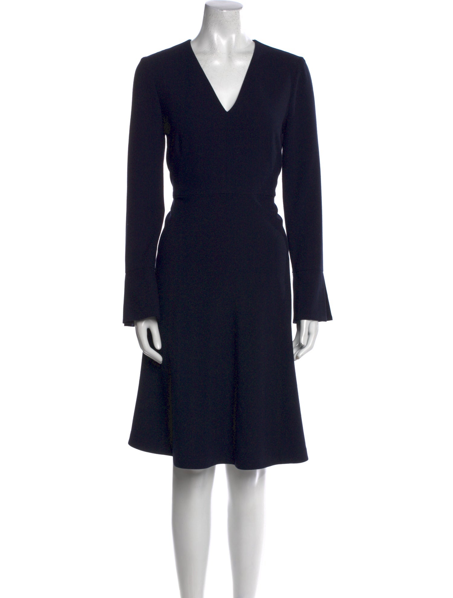L.K. Bennett V-Neck Knee-Length Dress