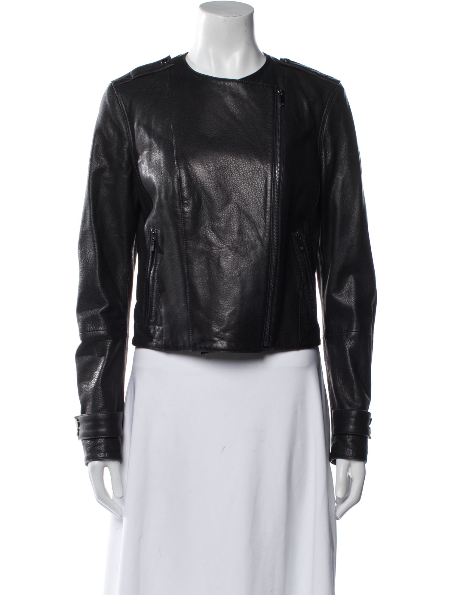 L.K. Bennett Leather Biker Jacket