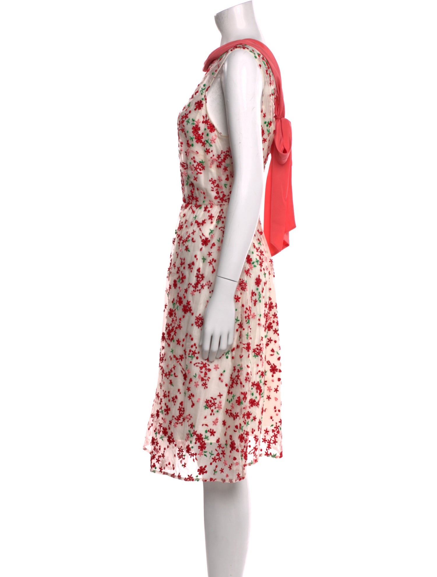 L.K. Bennett Silk Midi Length Dress w/ Tags