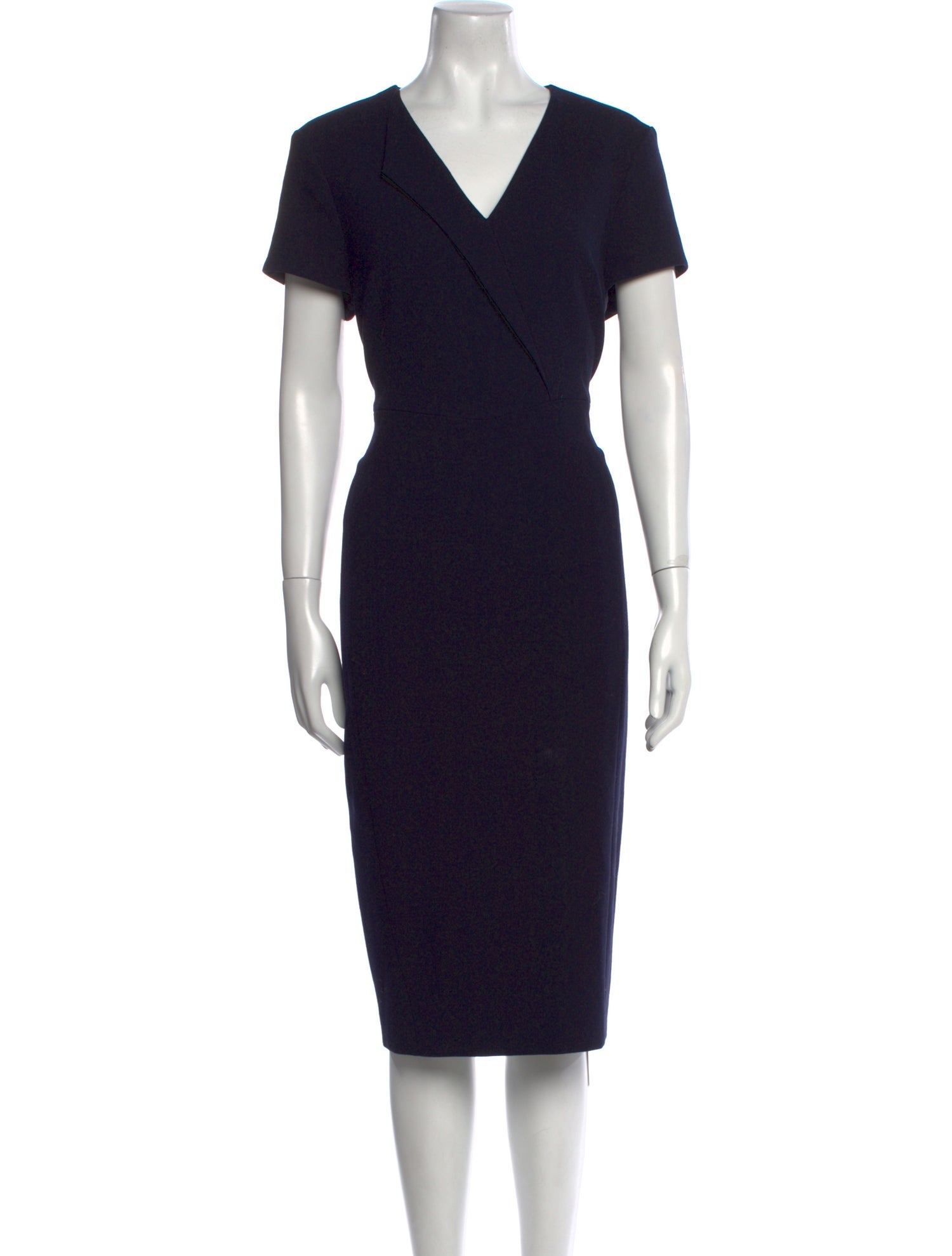 L.K. Bennett V-Neck Midi Length Dress