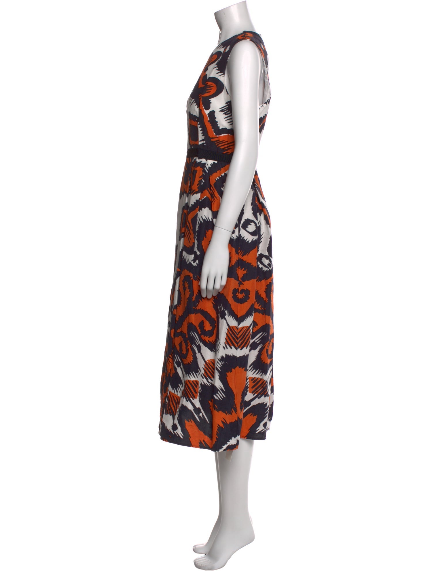 L.K. Bennett Linen Long Dress