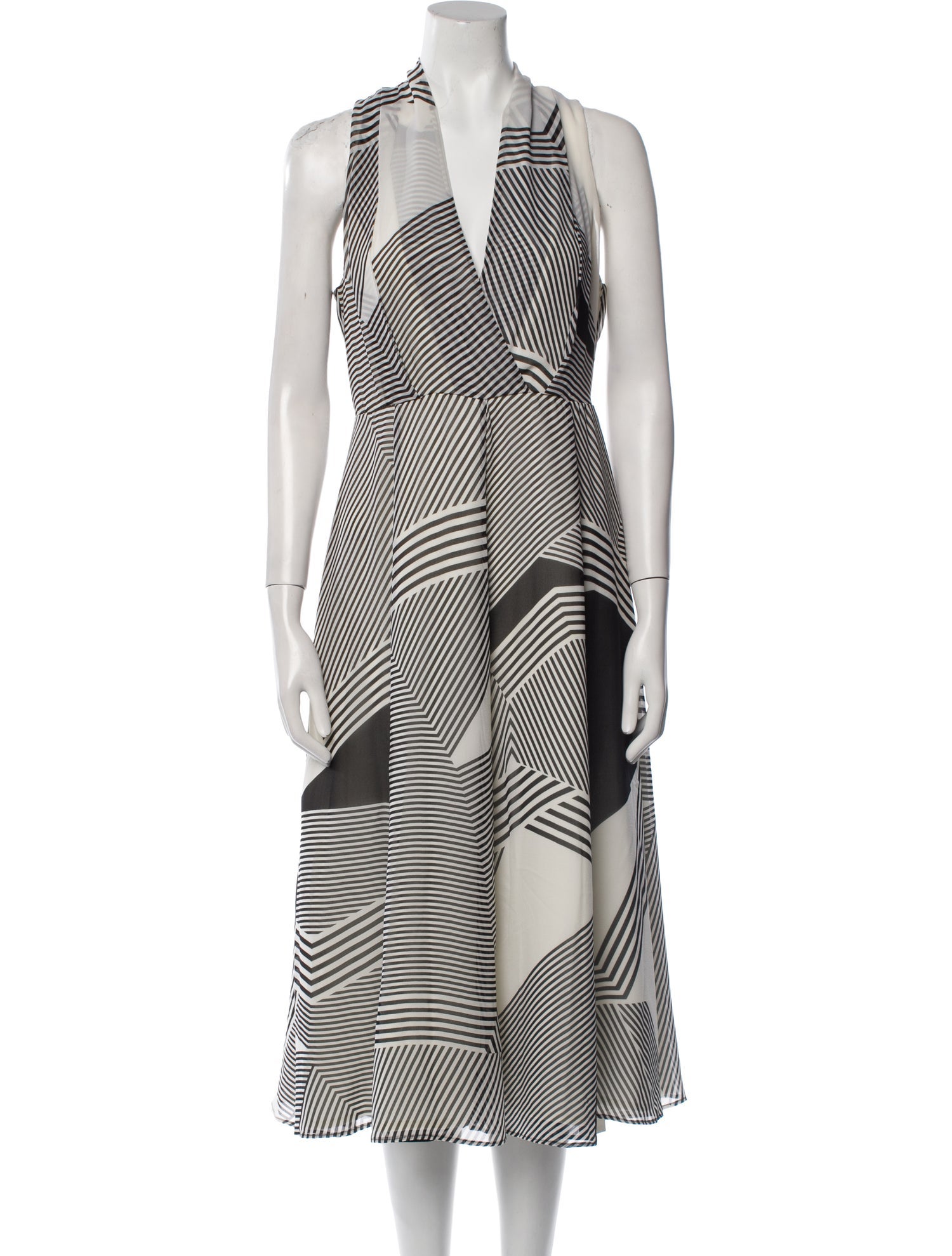 L.K. Bennett Silk Long Dress