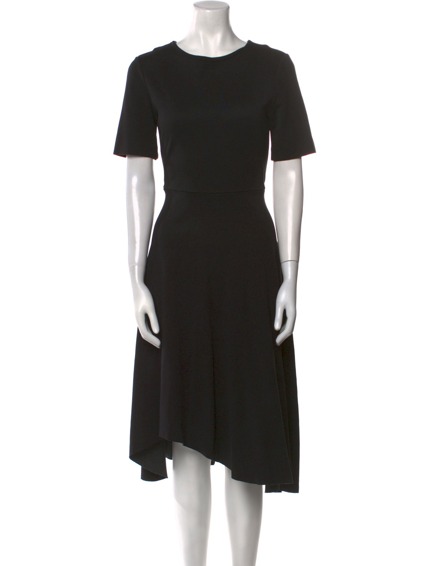 L.K. Bennett Crew Neck Midi Length Dress