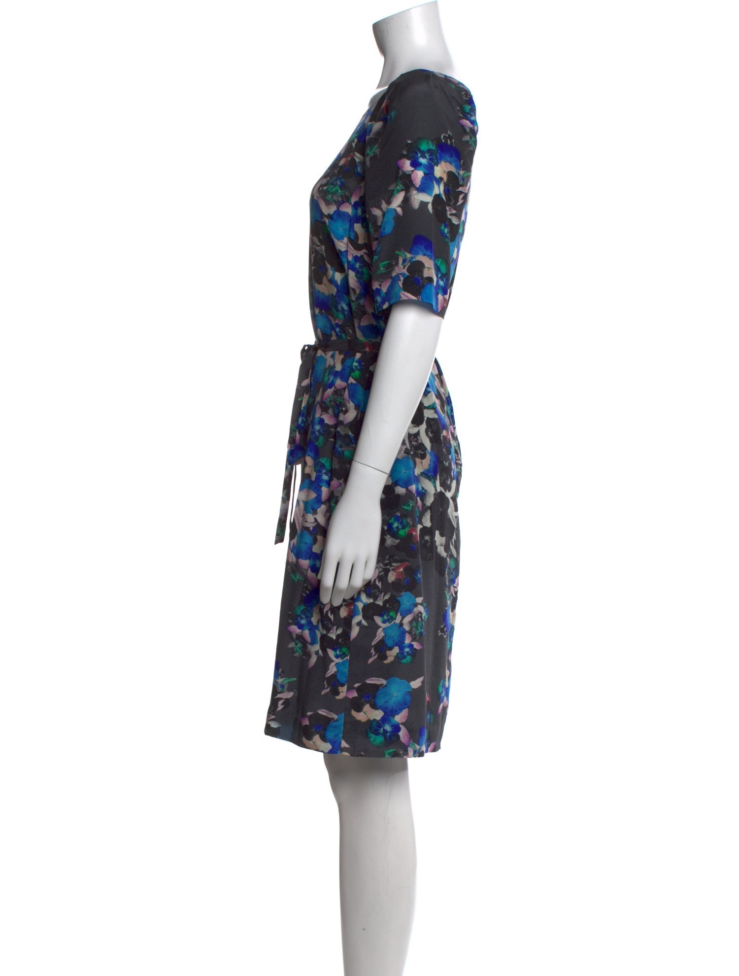 L.K. Bennett Silk Knee-Length Dress