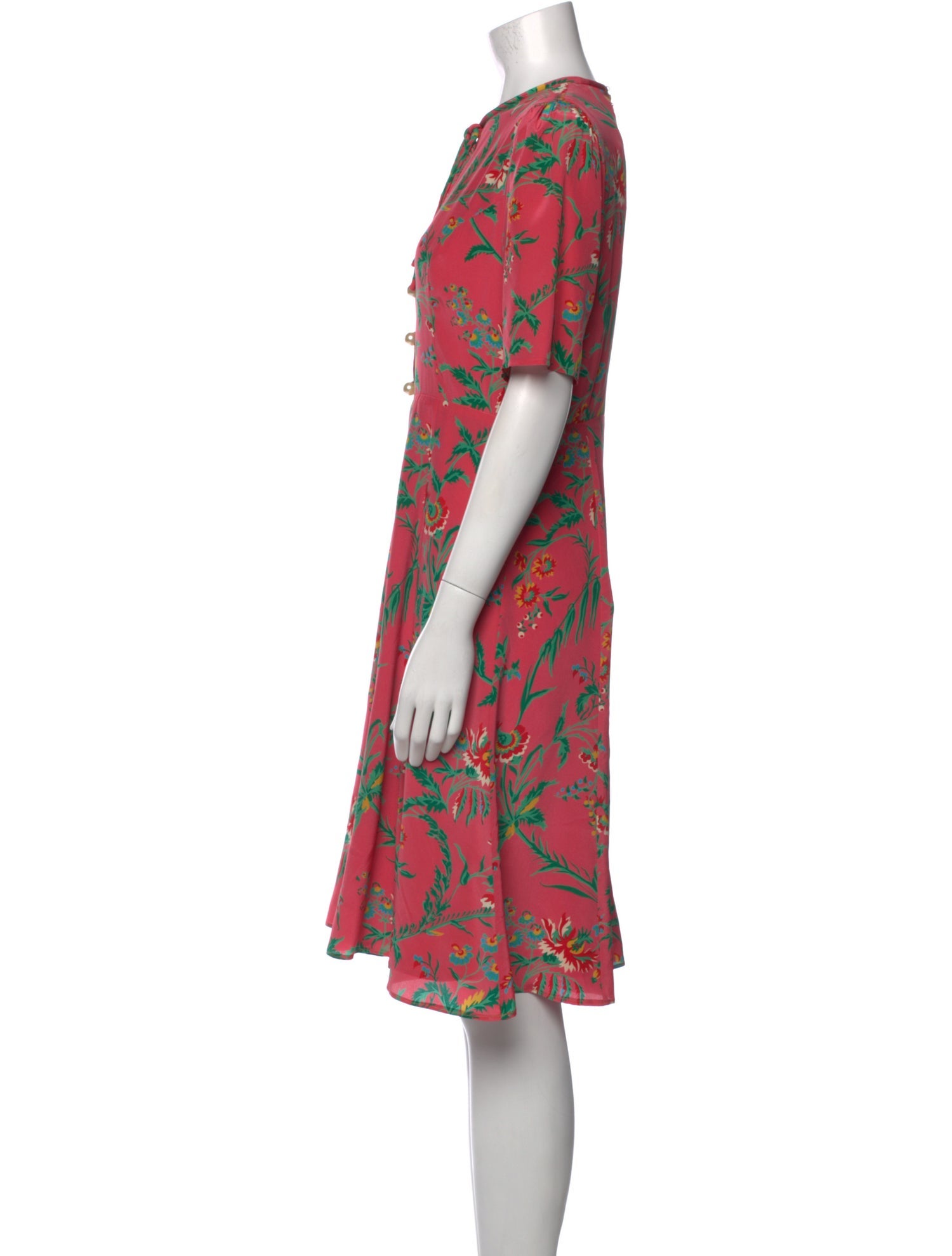 L.K. Bennett Silk Knee-Length Dress