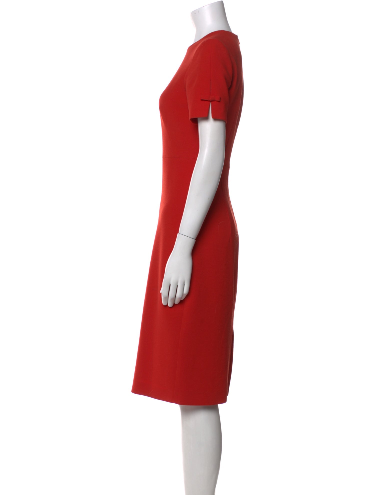 L.K. Bennett Crew Neck Midi Length Dress