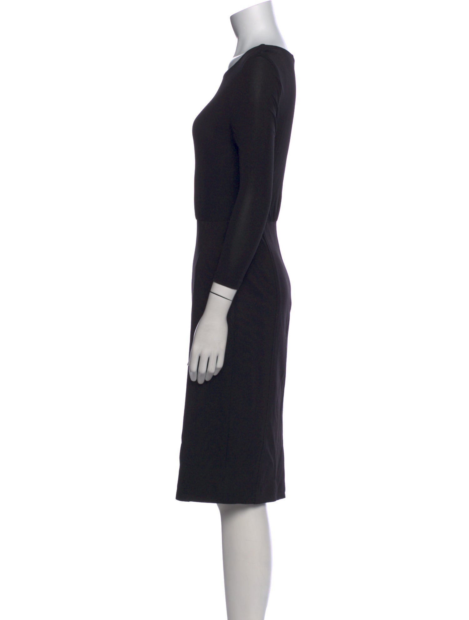 L.K. Bennett Bateau Neckline Knee-Length Dress