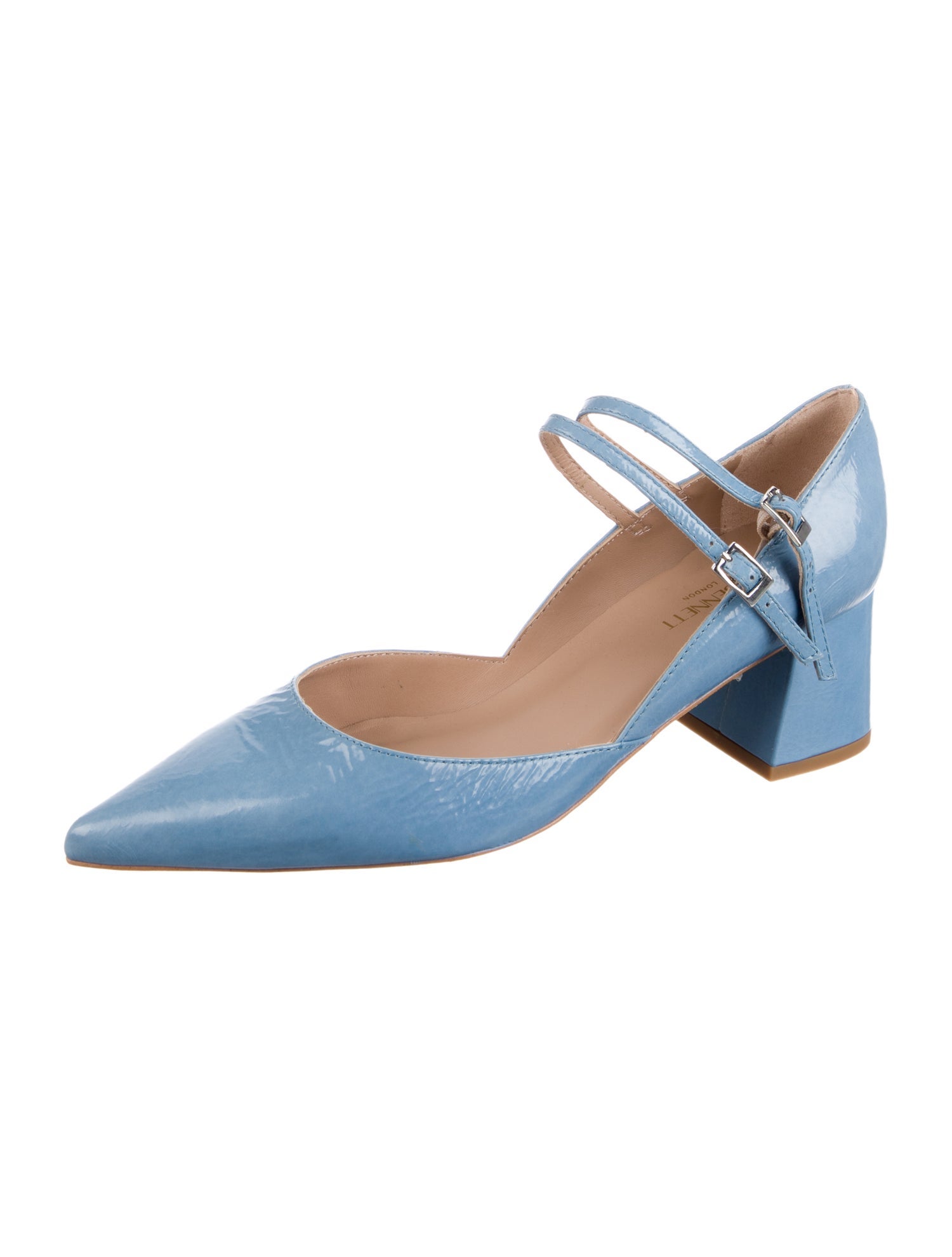 L.K. Bennett Patent Leather D'Orsay Pumps