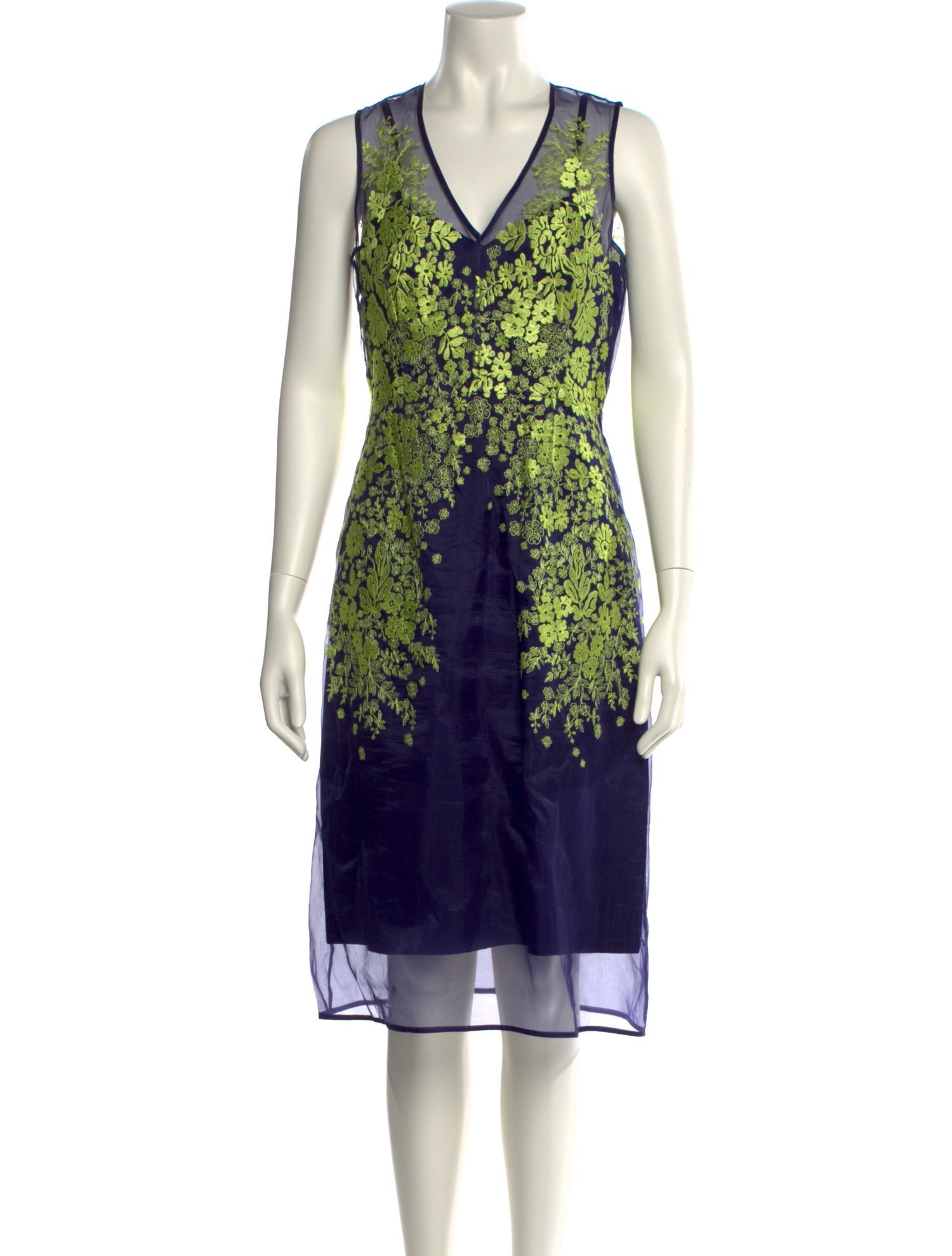 L.K. Bennett Silk Midi Length Dress