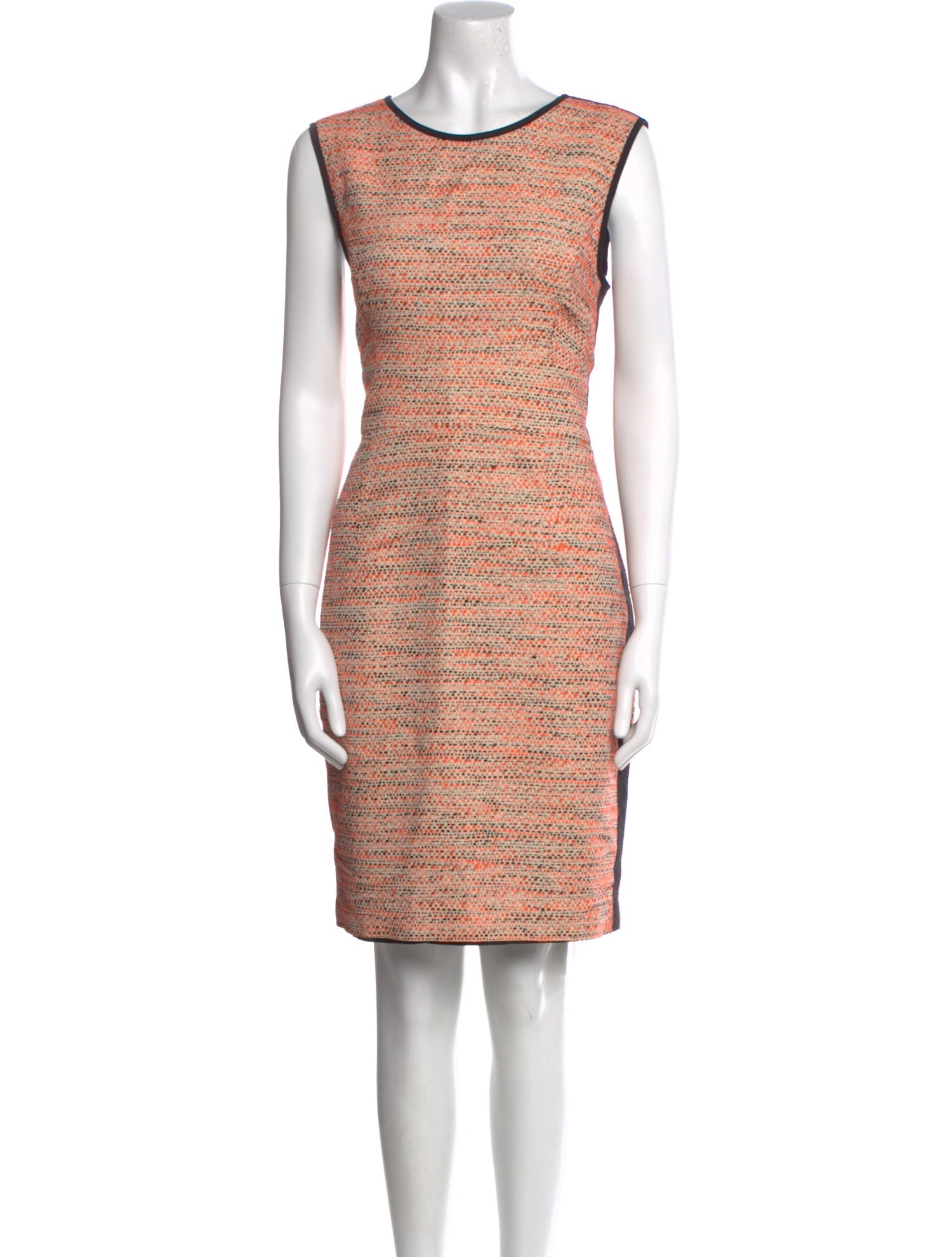 L.K. Bennett Scoop Neck Knee-Length Dress