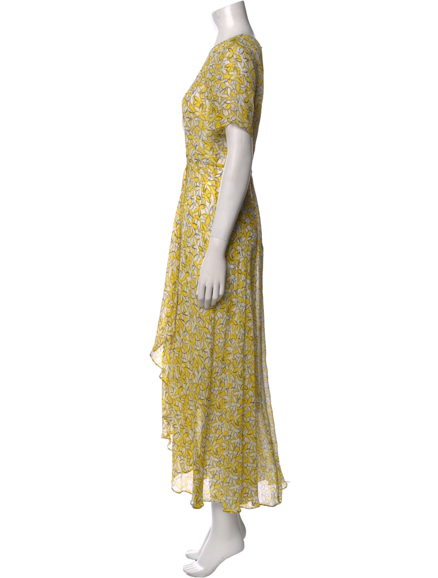 L.K. Bennett Silk Long Dress