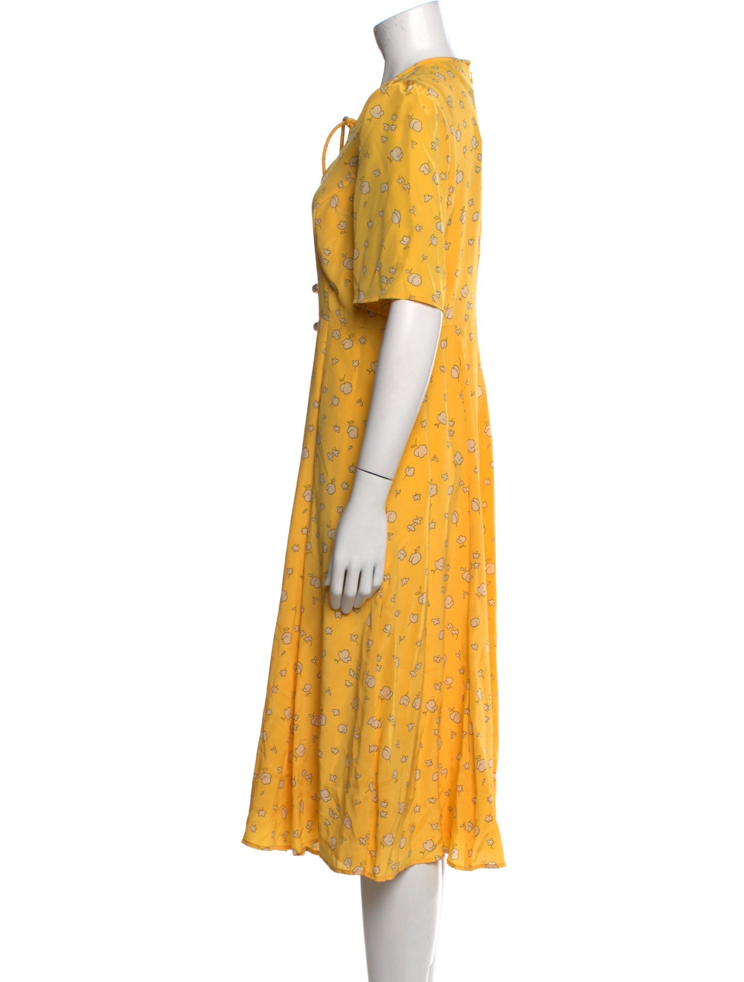 L.K. Bennett Silk Midi Length Dress w/ Tags