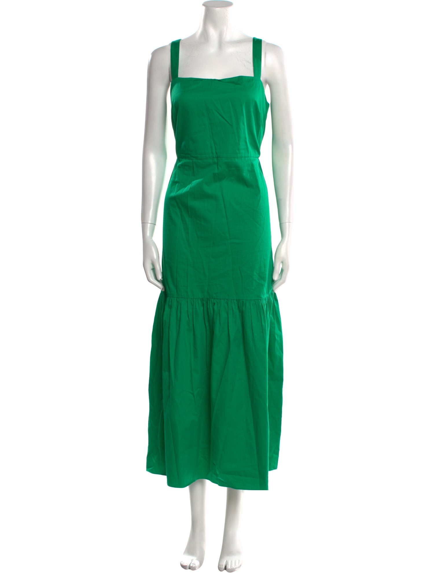 L.K. Bennett Square Neckline Long Dress