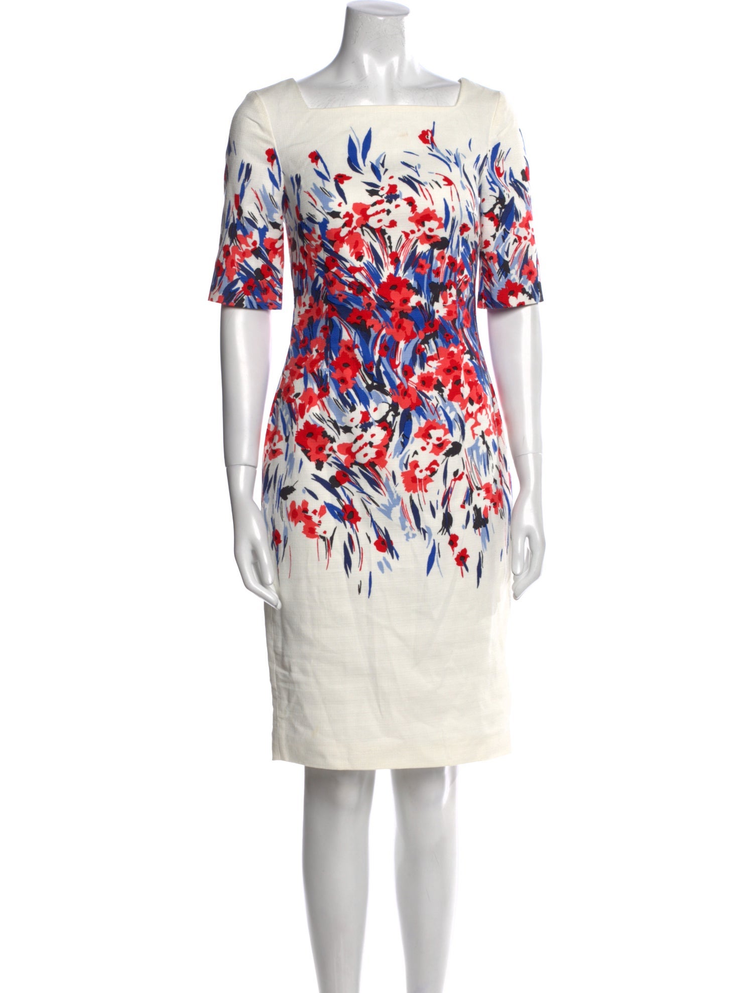 L.K. Bennett Printed Knee-Length Dress