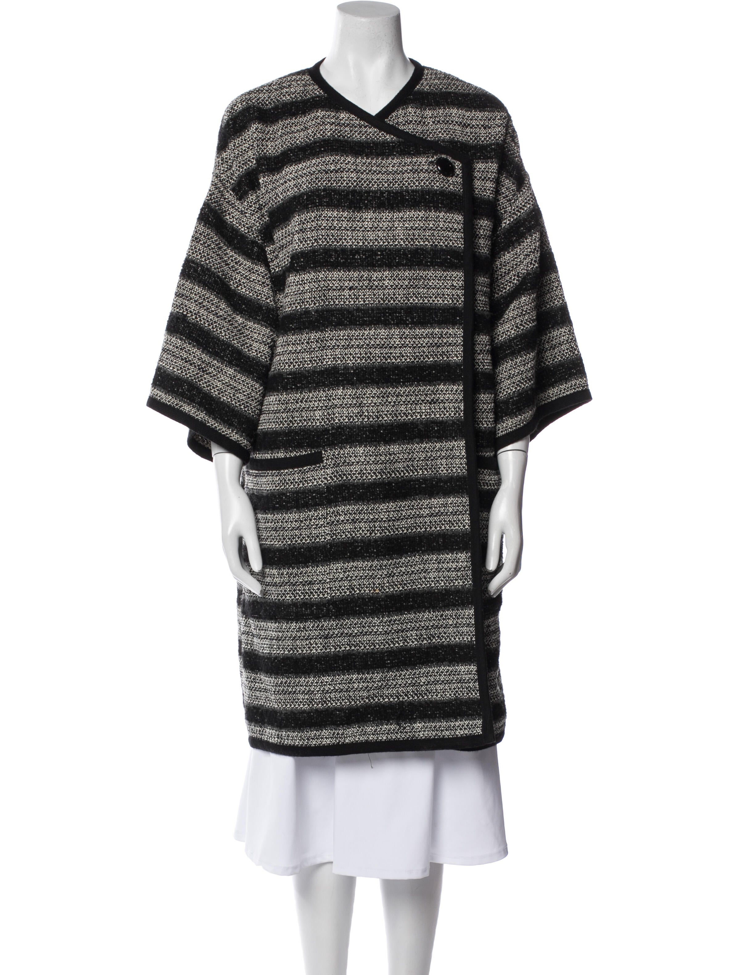 L.K. Bennett Striped Coat
