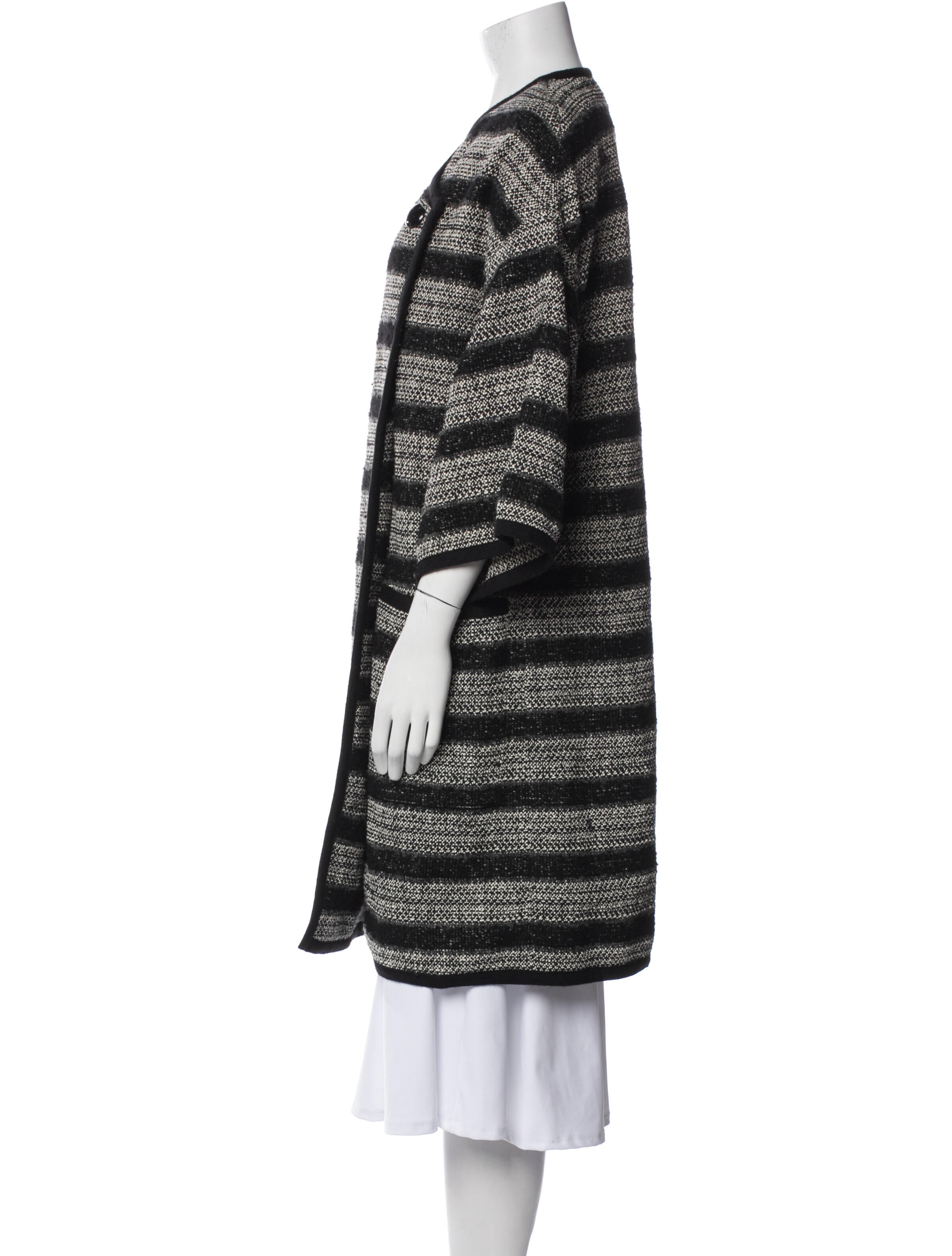 L.K. Bennett Striped Coat